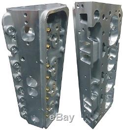 Complete CNC Ported Aluminum Cylinder Heads Small Block Chevy. 660 Lift Roller