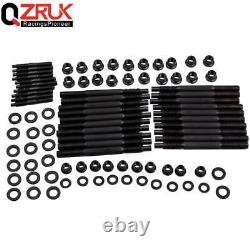 Cylinder Head Stud Kit For Chevy LS1 LS6 2004+ 4.8L 5.3L 6.0L 6.2L 12 PT Nuts