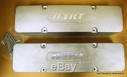 Dart New Small Block Chevy Inverted Rail Cast Aluminum Valve Covers #68000015