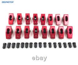 Deepmotor 1.6 Ratio 3/8'' Aluminum Rocker Arm Set for SBC 350 Small Block Chevy