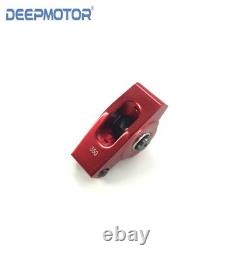 Deepmotor Aluminum SBC Rocker Arms for Small Block Chevy 350 1.6 Ratio 7/16'