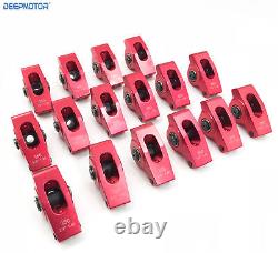Deepmotor Chevy SBC Small Block Chevy 350 1.6 Ratio 3/8'' Aluminum Rocker Arms