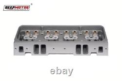 Deepmotor SBC 350 Cylinder Head Bare Straight Plug for Small Block Chevy Aluminu
