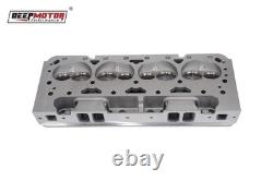 Deepmotor SBC 350 Cylinder Head Bare Straight Plug for Small Block Chevy Aluminu
