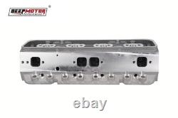 Deepmotor SBC 350 Cylinder Head Bare Straight Plug for Small Block Chevy Aluminu