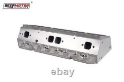 Deepmotor SBC 350 Cylinder Head Bare Straight Plug for Small Block Chevy Aluminu