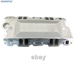 Deepmotor SBC Air Gap Dual Plane intake manifold for Small Block Chevy 350 400