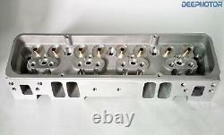 Deepmotor SBC Small Block Chevy 350 400 Aluminum Bare Cylinder Head Angle Plug