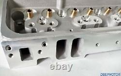 Deepmotor SBC Small Block Chevy 350 400 Aluminum Bare Cylinder Head Angle Plug