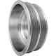 Dual Groove Chevy Small Block Serpentine Crankshaft Pulley 7 SBC 350 383 6 Rib