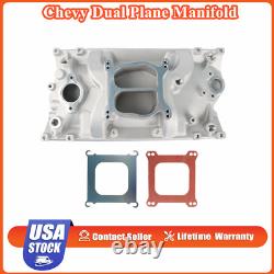 Dual Plane Air Gap Intake Manifold For Small Block Chevy SBC Vortec 350 1996-23