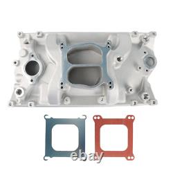 Dual Plane Air Gap Intake Manifold For Small Block Chevy SBC Vortec 350 1996-23