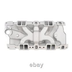 Dual Plane Aluminum Intake Manifold For SBC Small Block Chevy 305 327 350 383