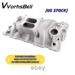 Dual Plane Aluminum Intake Manifold For SBC Small Block Chevy 305 327 350 383 US