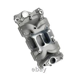 Dual Plane Aluminum Intake Manifold for Chevy Small Block 265 350 283 305 400