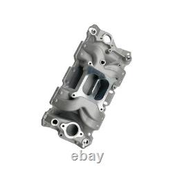 Dual Plane Aluminum Intake Manifold for Chevy Small Block 265 350 283 305 400