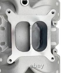 Dual Plane Aluminum Intake Manifold for Chevy Small Block 265 350 283 305 400