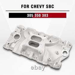 Dual Plane Aluminum Intake Manifold for SBC Small Block Chevy 305 350 383