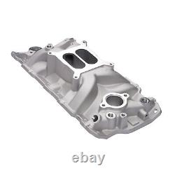 Dual Plane Front Intake Manifold Fits for Small Block Chevy SBC 262-400 1955-86