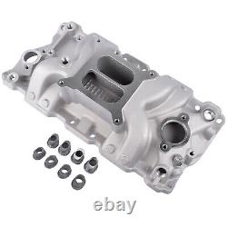 Dual Plane High Rise Intake Manifold 52021 For 57-86 Small Block Chevy 1500-6500