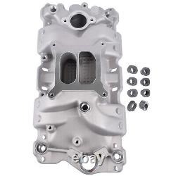 Dual Plane High Rise Intake Manifold 52021 For 57-86 Small Block Chevy 1500-6500