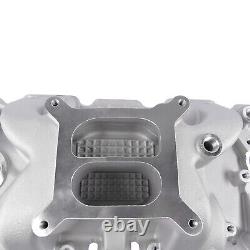 Dual Plane High Rise Intake Manifold 52021 For 57-86 Small Block Chevy 1500-6500