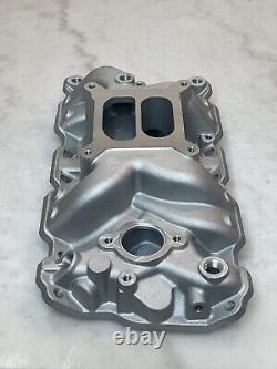 Dual Plane High Rise Intake Manifold for 55-95 Small Block Chevy, 1500-6500 RPM