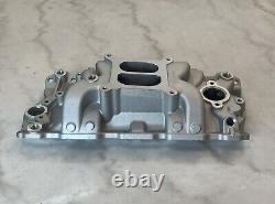 Dual Plane High Rise Intake Manifold for 55-95 Small Block Chevy, 1500-6500 RPM
