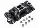 Dual Plane Intake Manifold Black for Small Block Chevy SBC 283 305 327 350 400