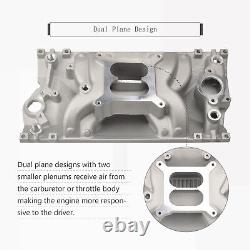 Dual Plane Intake Manifold For SBC Small Block Chevy Vortec V8 283 307 350 327