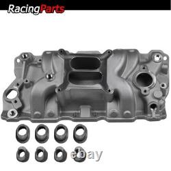 Dual Plane Intake Manifold For Small Block Chevy 305 327 350 400 62-95 High Rise