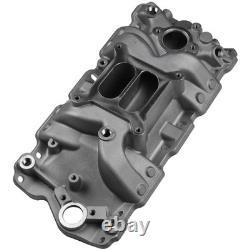 Dual Plane Intake Manifold For Small Block Chevy 305 327 350 400 62-95 High Rise