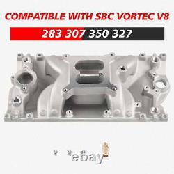 Dual Plane Intake Manifold For Small Block Chevy SBC Vortec V8 283 307 350 327