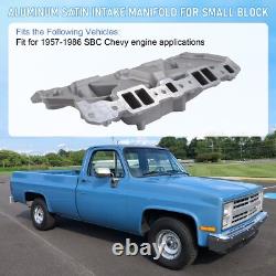 Dual Plane Intake Manifold for SBC Small Block Chevy 350 400 1956-1986