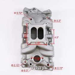 Dual Plane Intake Manifold for SBC Small Block Chevy 350 400 1956-1986