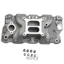 Dual Plane Intake Manifold for Small Block Chevy 305 327 350 400 57-86 High Rise