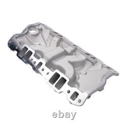 Dual Plane Intake Manifold for Small Block Chevy 305 327 350 V8 1955-86 Bolt-on