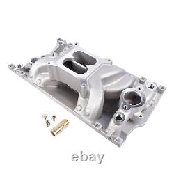 Dual Plane Vortec Air Gap Intake Manifold 52028 For Small Block Chevy 350 1996