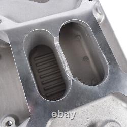 Dual Plane Vortec Air Gap Intake Manifold 52028 For Small Block Chevy 350 1996