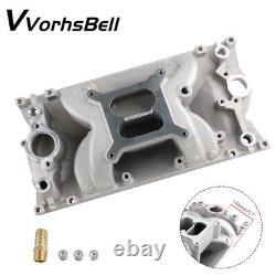 Dual Plane Vortec Air Gap Intake Manifold for Small Block Chevy SBC 350 1996+ US