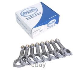 Eagle SIR5700BBLW Forged Steel I-Beam Connecting Rods for Small Block Chevy SBC