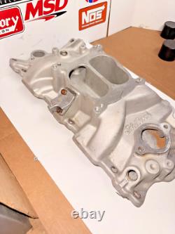Edelbrock 2101 Performer Intake Manifold 55-86 Small Block Chevy 262-400ci