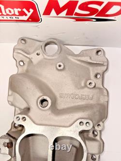 Edelbrock 2101 Performer Intake Manifold 55-86 Small Block Chevy 262-400ci