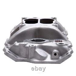 Edelbrock 2101 Performer Intake Manifold For 1955-86 Small-Block Chevy, Satin Fi