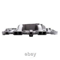 Edelbrock 2101 Performer Intake Manifold For 1955-86 Small-Block Chevy, Satin Fi
