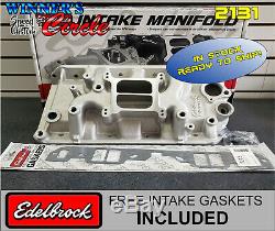 Edelbrock 2131 Perf Intake AMC Jeep 304/360/401 V8 with Free Intake Gaskets