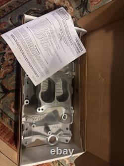 Edelbrock 2601 Performer Air-Gap Intake Manifold For 1955-86 Small-Block Chevy