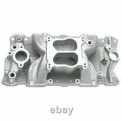 Edelbrock 2601 Performer Air gap Dual Plane Intake Fits Chevy Small Block V8's