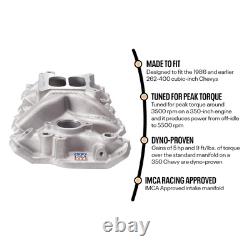 Edelbrock 2701 SBC Performer EPS Aluminum Intake Small Block Chevy 305 327 350