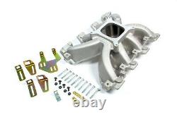 Edelbrock 29087 Victor Jr. Small Block Chevy LS1 Carbureted Intake Manifold Only